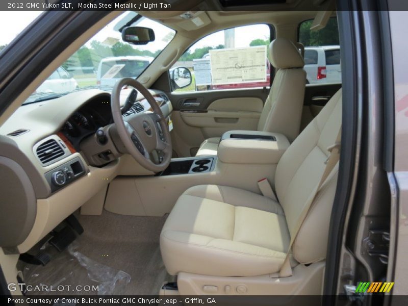 Mocha Steel Metallic / Light Tan 2012 GMC Yukon SLT