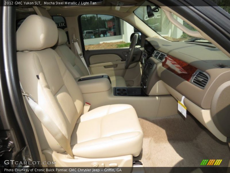 Mocha Steel Metallic / Light Tan 2012 GMC Yukon SLT