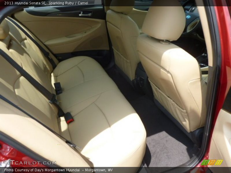 Sparkling Ruby / Camel 2013 Hyundai Sonata SE