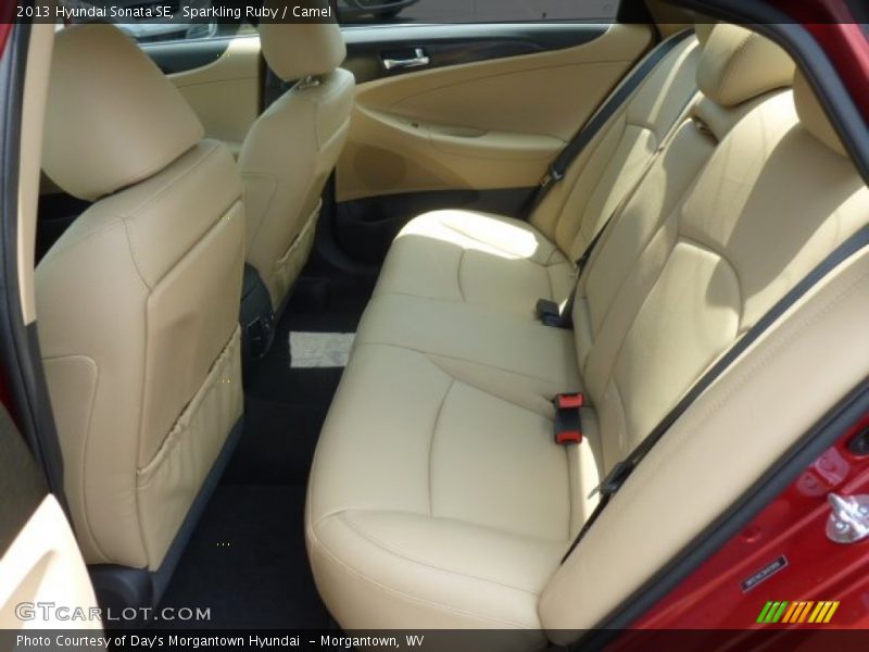 Sparkling Ruby / Camel 2013 Hyundai Sonata SE