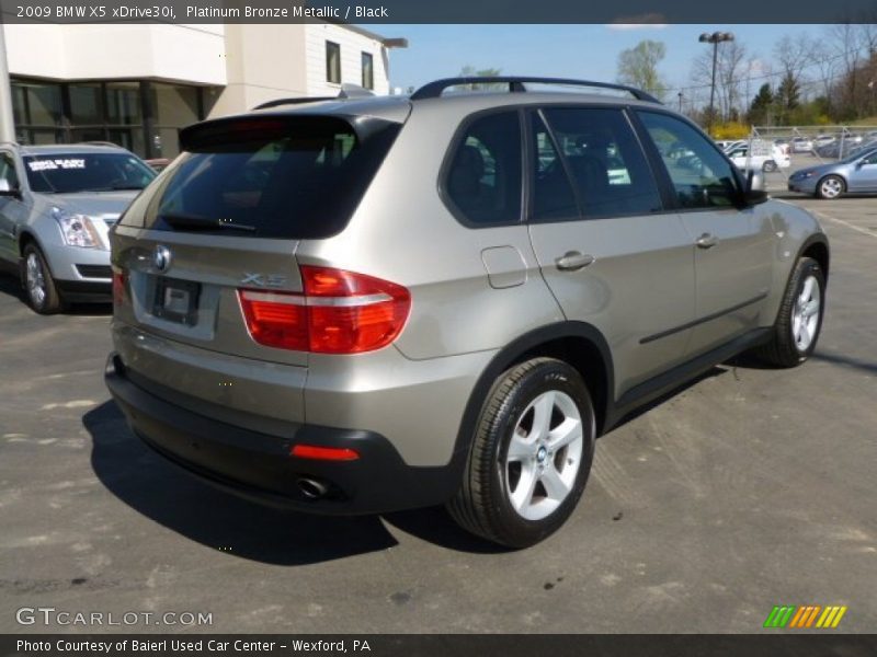 Platinum Bronze Metallic / Black 2009 BMW X5 xDrive30i