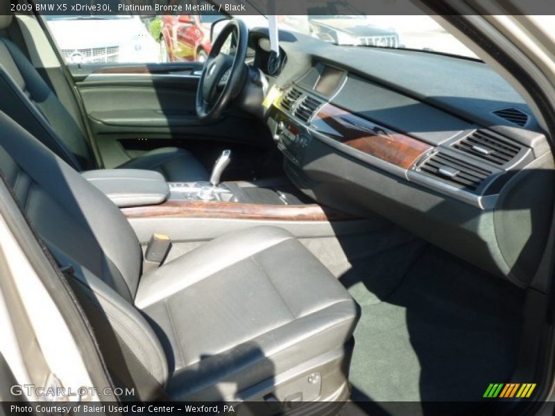 Platinum Bronze Metallic / Black 2009 BMW X5 xDrive30i