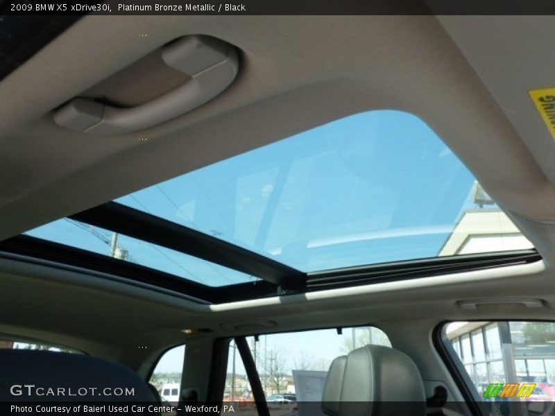 Platinum Bronze Metallic / Black 2009 BMW X5 xDrive30i