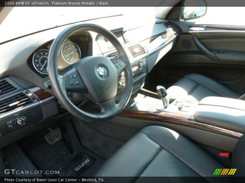 Platinum Bronze Metallic / Black 2009 BMW X5 xDrive30i