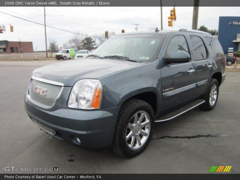 Stealth Gray Metallic / Ebony 2008 GMC Yukon Denali AWD