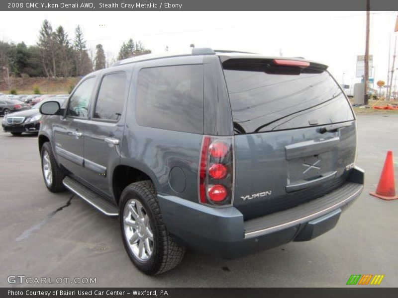 Stealth Gray Metallic / Ebony 2008 GMC Yukon Denali AWD