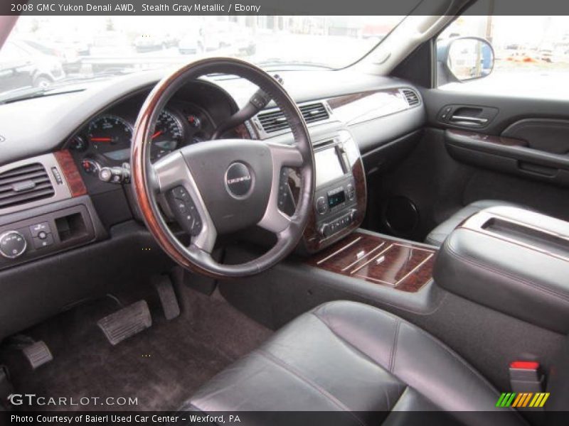 Stealth Gray Metallic / Ebony 2008 GMC Yukon Denali AWD