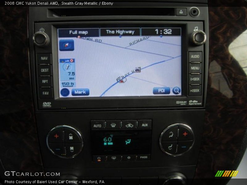 Stealth Gray Metallic / Ebony 2008 GMC Yukon Denali AWD