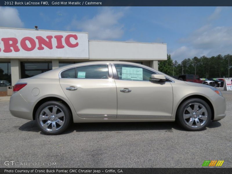 Gold Mist Metallic / Cashmere 2012 Buick LaCrosse FWD