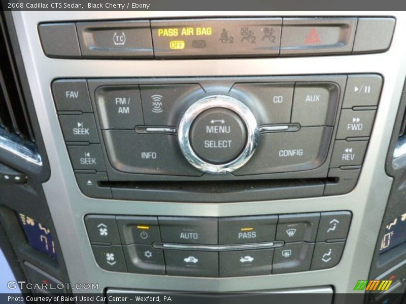 Controls of 2008 CTS Sedan
