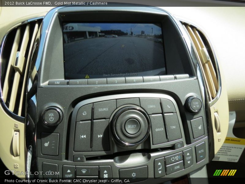 Controls of 2012 LaCrosse FWD