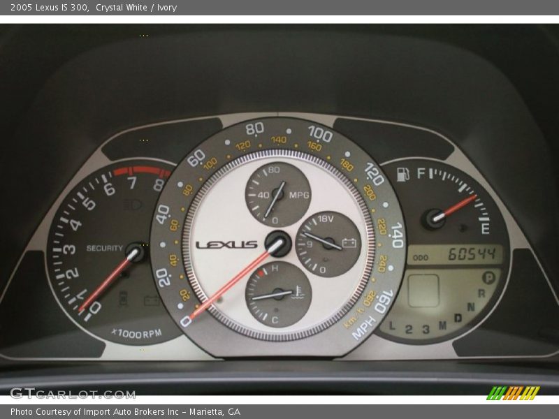 Crystal White / Ivory 2005 Lexus IS 300
