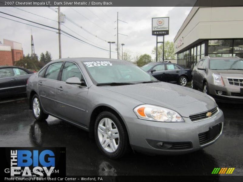 Dark Silver Metallic / Ebony Black 2007 Chevrolet Impala LT
