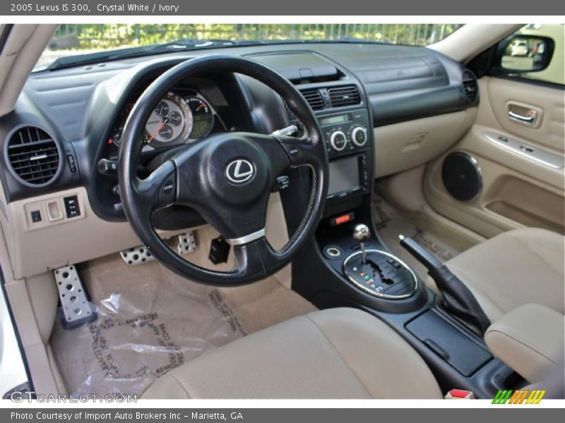 Crystal White / Ivory 2005 Lexus IS 300