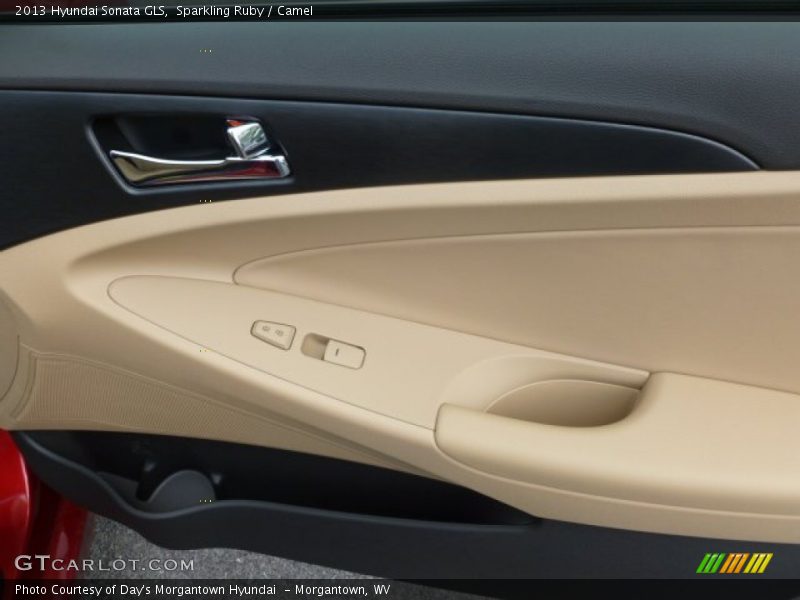 Sparkling Ruby / Camel 2013 Hyundai Sonata GLS