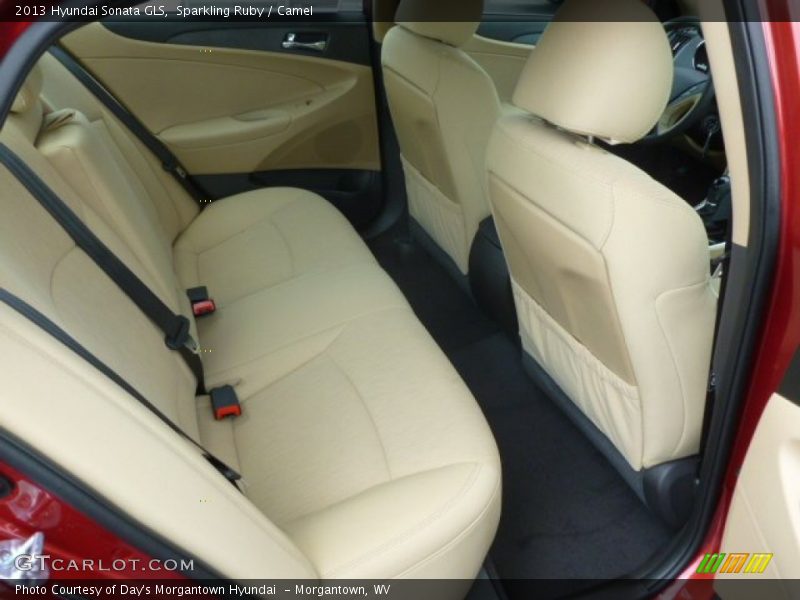 Sparkling Ruby / Camel 2013 Hyundai Sonata GLS