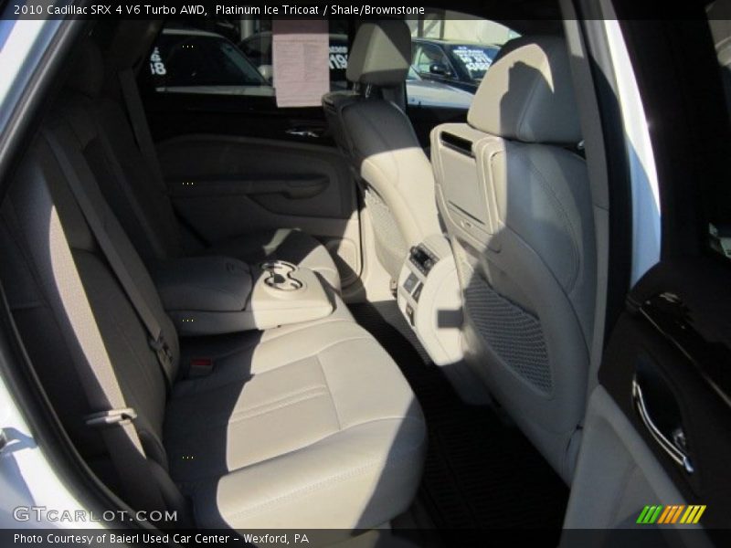 Platinum Ice Tricoat / Shale/Brownstone 2010 Cadillac SRX 4 V6 Turbo AWD