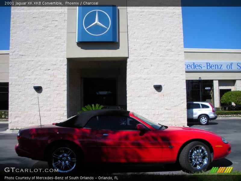Phoenix / Charcoal 2001 Jaguar XK XK8 Convertible