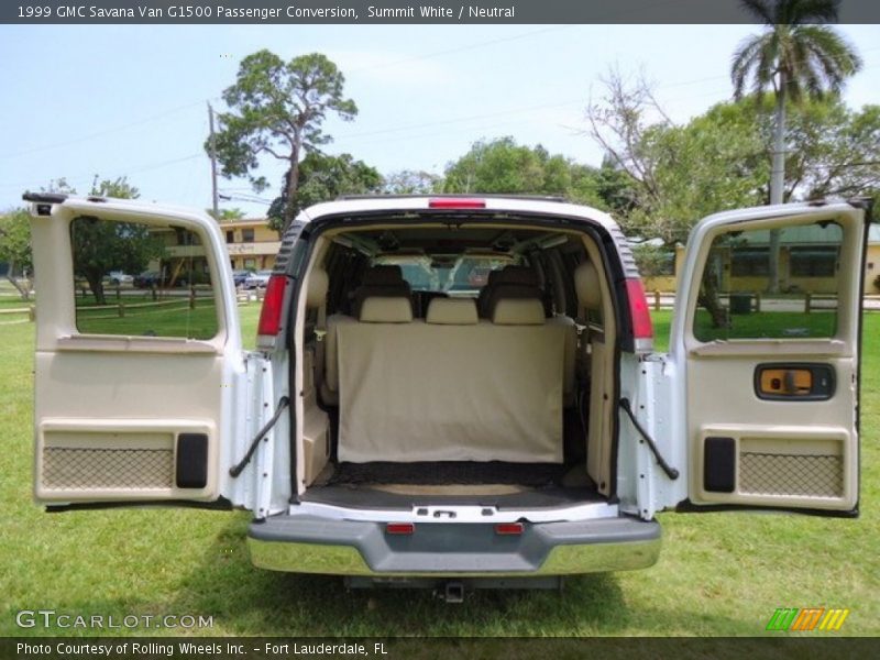 Summit White / Neutral 1999 GMC Savana Van G1500 Passenger Conversion