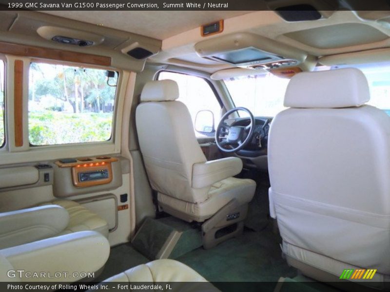 Summit White / Neutral 1999 GMC Savana Van G1500 Passenger Conversion