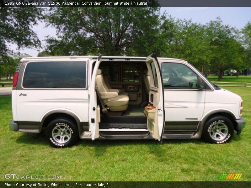Summit White / Neutral 1999 GMC Savana Van G1500 Passenger Conversion