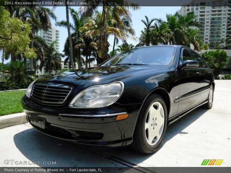 Black / Java 2001 Mercedes-Benz S 600 Sedan