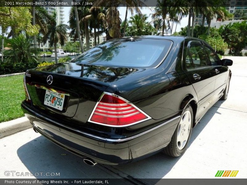 Black / Java 2001 Mercedes-Benz S 600 Sedan