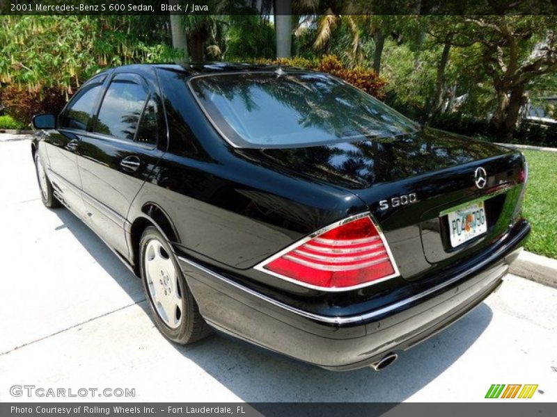 Black / Java 2001 Mercedes-Benz S 600 Sedan