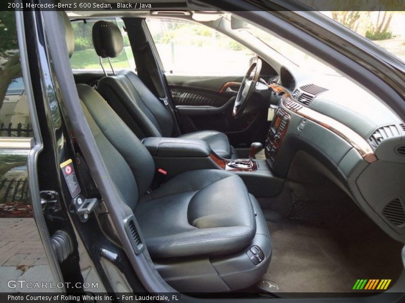  2001 S 600 Sedan Java Interior
