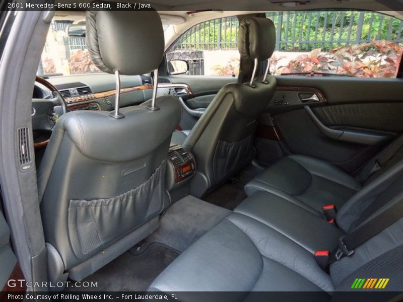  2001 S 600 Sedan Java Interior