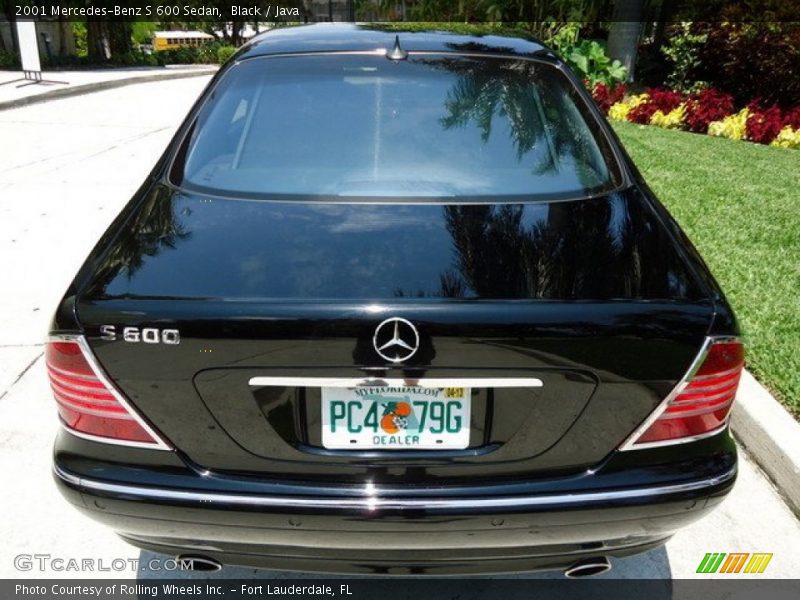 Black / Java 2001 Mercedes-Benz S 600 Sedan