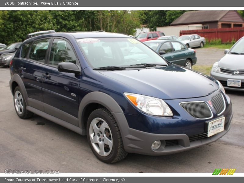 Wave Blue / Graphite 2008 Pontiac Vibe