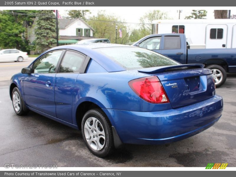 Pacific Blue / Black 2005 Saturn ION 2 Quad Coupe