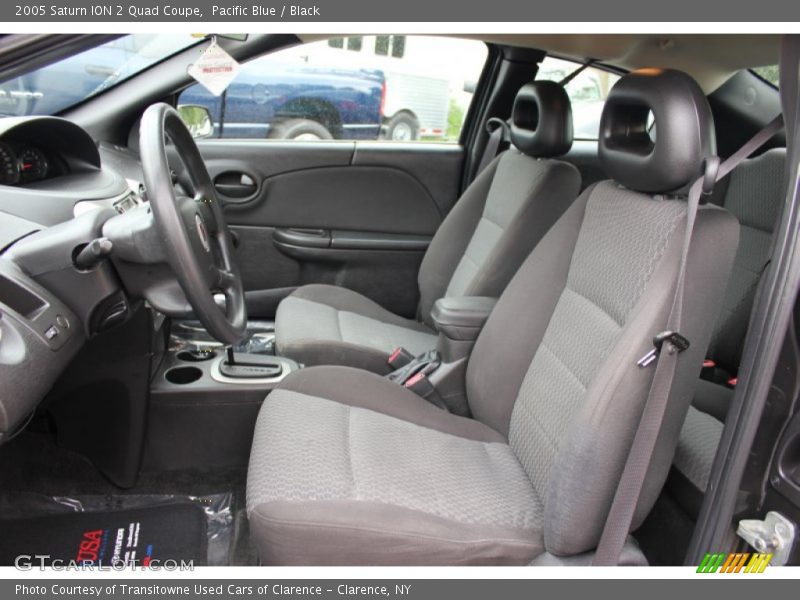 Pacific Blue / Black 2005 Saturn ION 2 Quad Coupe
