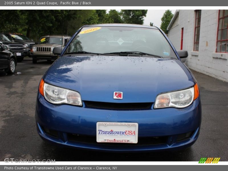 Pacific Blue / Black 2005 Saturn ION 2 Quad Coupe