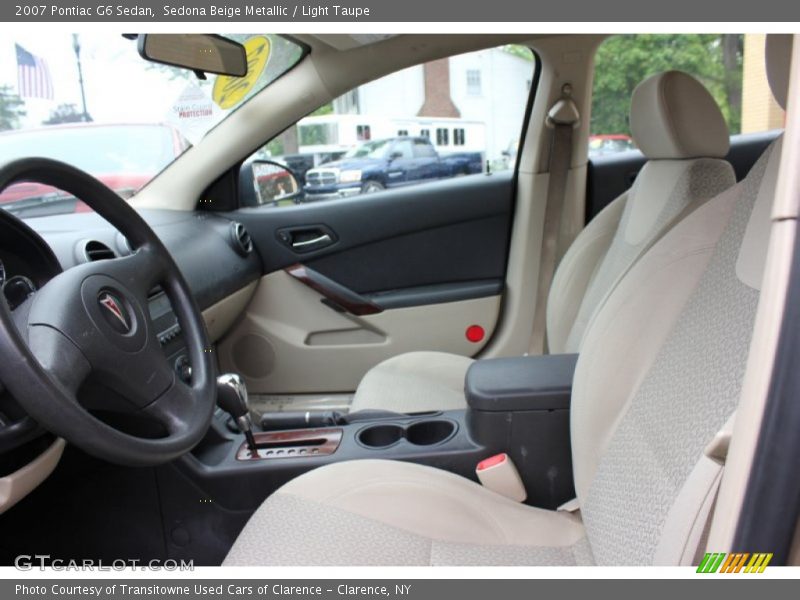 Sedona Beige Metallic / Light Taupe 2007 Pontiac G6 Sedan