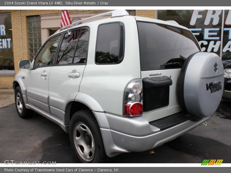 Silky Silver Metallic / Gray 2004 Suzuki Grand Vitara LX 4WD