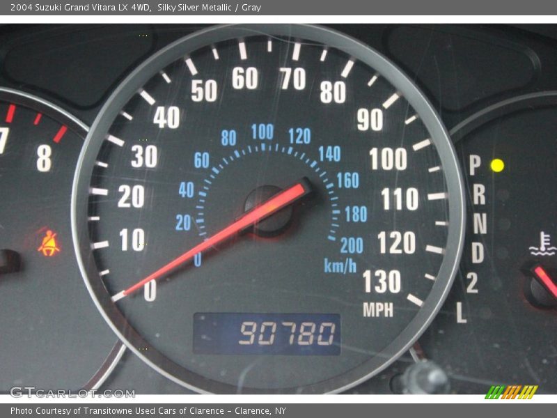 Silky Silver Metallic / Gray 2004 Suzuki Grand Vitara LX 4WD
