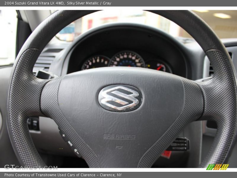 Silky Silver Metallic / Gray 2004 Suzuki Grand Vitara LX 4WD