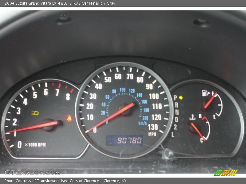 Silky Silver Metallic / Gray 2004 Suzuki Grand Vitara LX 4WD