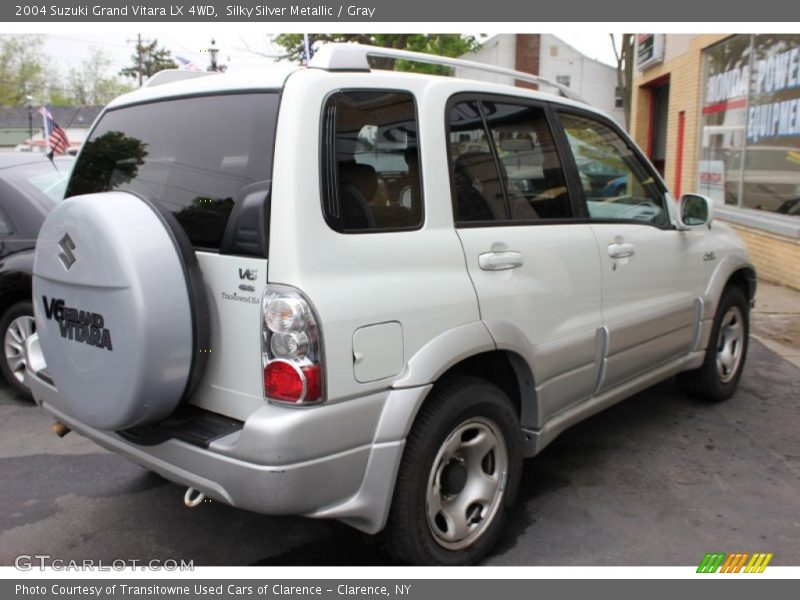 Silky Silver Metallic / Gray 2004 Suzuki Grand Vitara LX 4WD