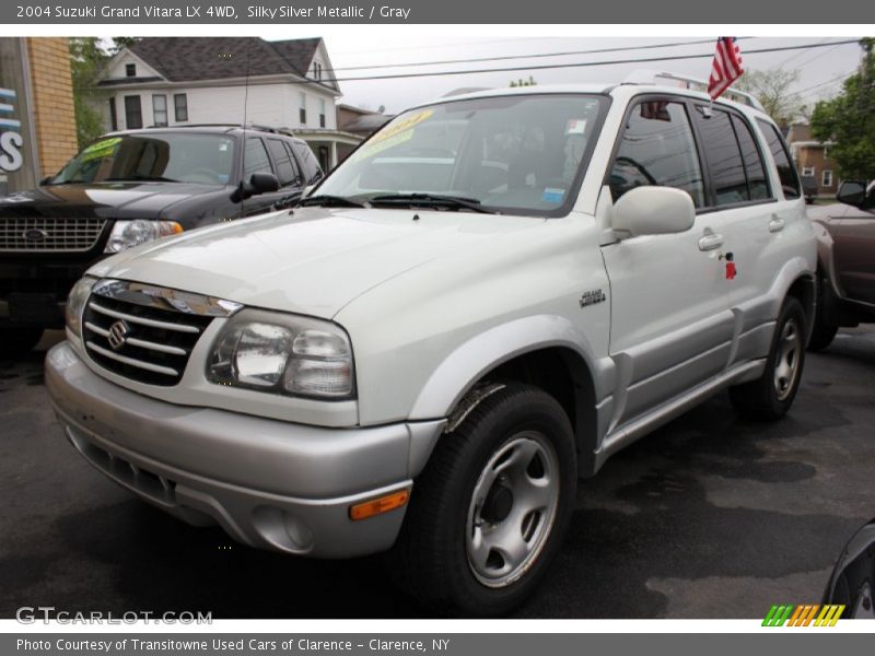 Silky Silver Metallic / Gray 2004 Suzuki Grand Vitara LX 4WD