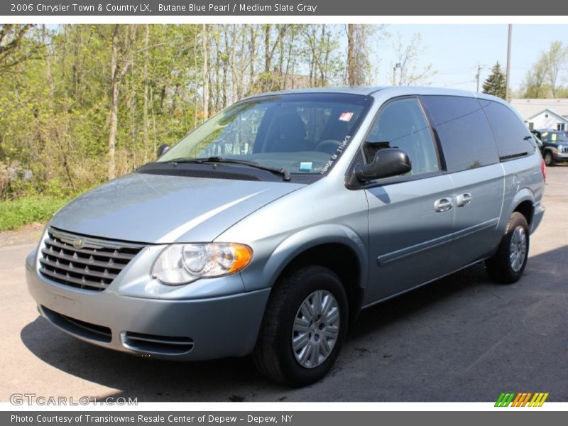 Butane Blue Pearl / Medium Slate Gray 2006 Chrysler Town & Country LX