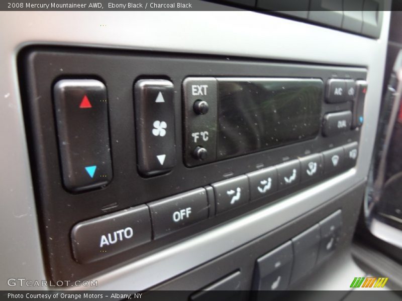 Ebony Black / Charcoal Black 2008 Mercury Mountaineer AWD