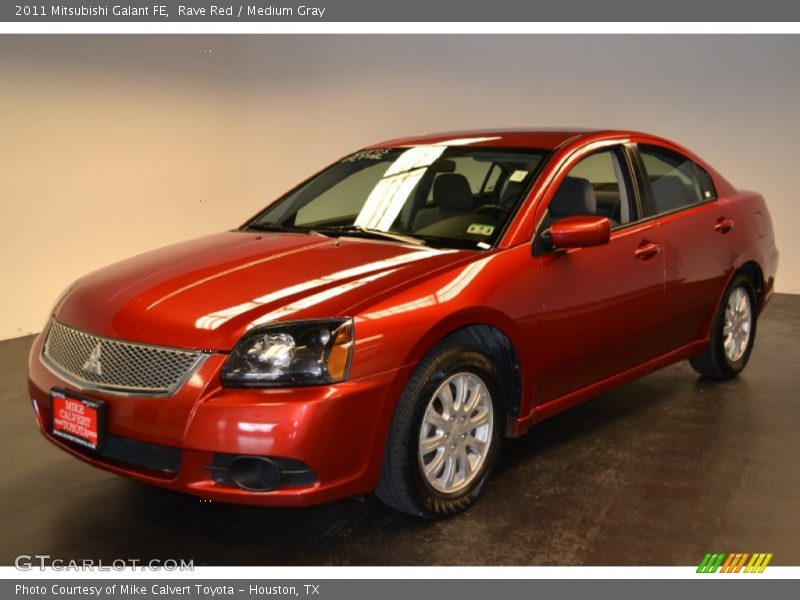 Rave Red / Medium Gray 2011 Mitsubishi Galant FE