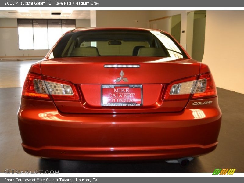 Rave Red / Medium Gray 2011 Mitsubishi Galant FE