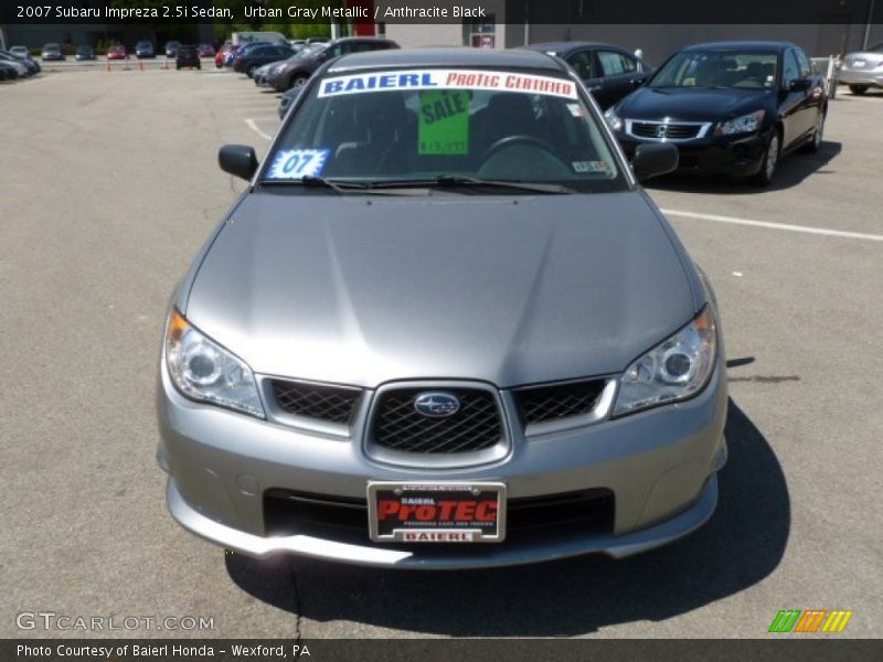 Urban Gray Metallic / Anthracite Black 2007 Subaru Impreza 2.5i Sedan