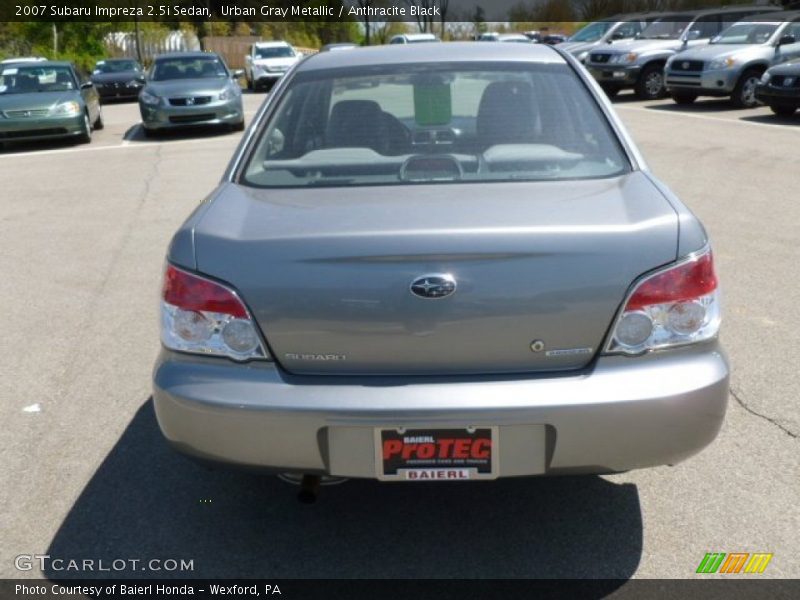 Urban Gray Metallic / Anthracite Black 2007 Subaru Impreza 2.5i Sedan