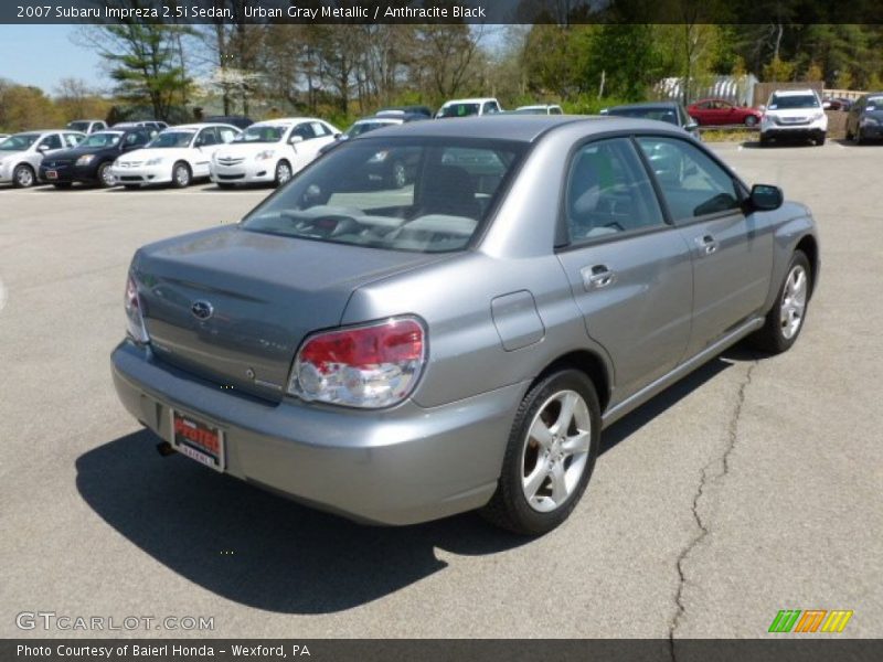 Urban Gray Metallic / Anthracite Black 2007 Subaru Impreza 2.5i Sedan