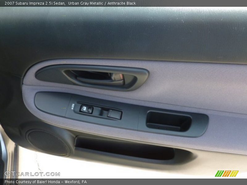Urban Gray Metallic / Anthracite Black 2007 Subaru Impreza 2.5i Sedan